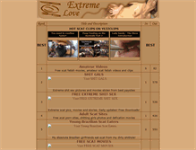 Tablet Screenshot of extreme-love.com